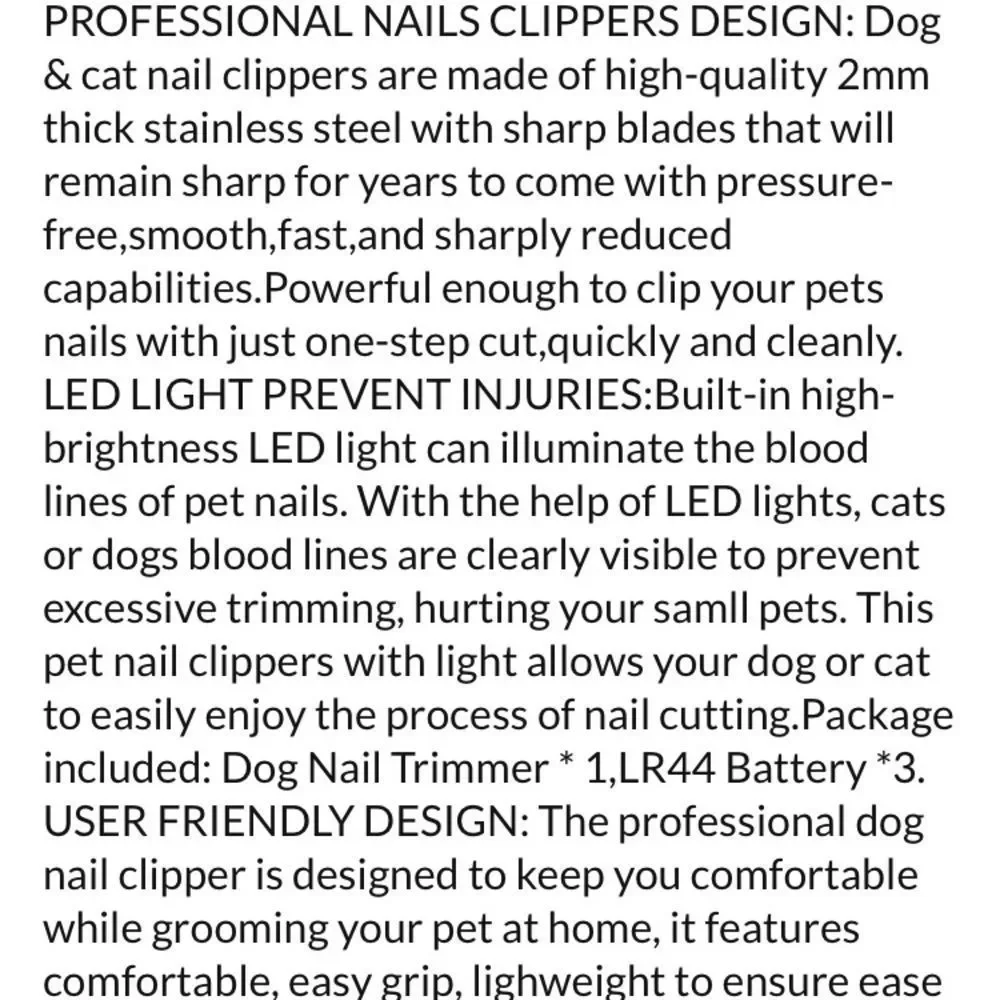 Pets Nails Clippers And Trimmers